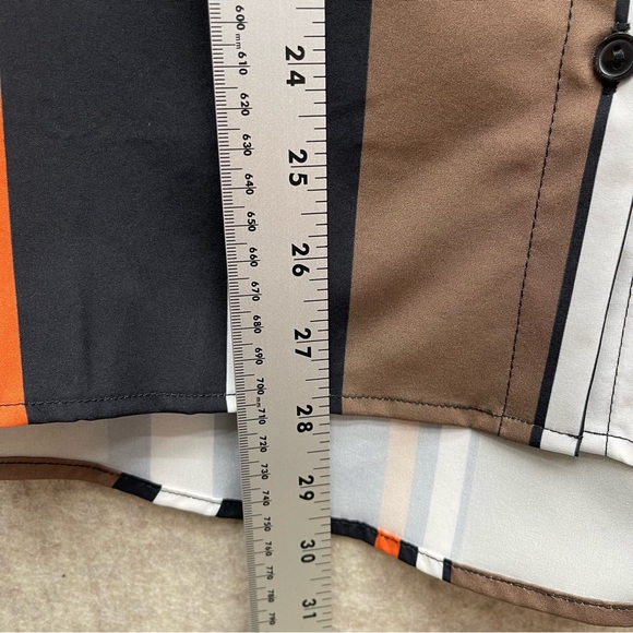 Women's Graphic Button Down Collared Long Sleeve Shirt L - Picture 5 of 6